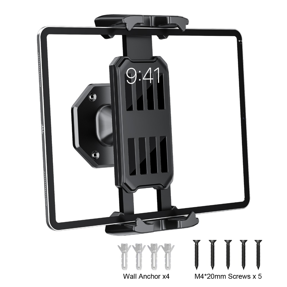 Tablets - Wandmontierter Telefonhalter Tablet-Ständer Verstellbare Klemme 360°