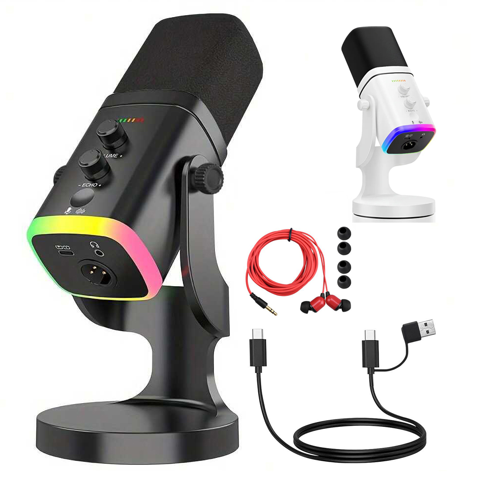 Gaming Headset With Mic Rgb - USB/XLR Dynamisches Mikrofon für Gaming und