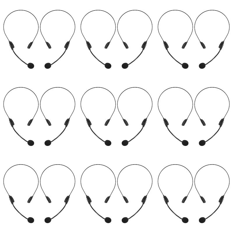 Headphones - 9er-Pack (2 Stück) Cosplay-Kopfhörer-Zubehör, gefälschte Mikrofon-Kopfhörer