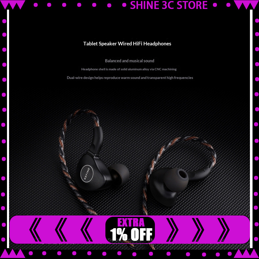 Planar Magnetic Iem Earphones - KEFINE Clanar 14,5mm Planar-Magnet-Treiber In-Ear-Kopfhörer mit