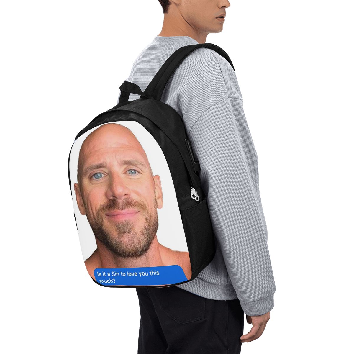 Laptops - Johnny Sins Flirty Text Bubble Rucksack,