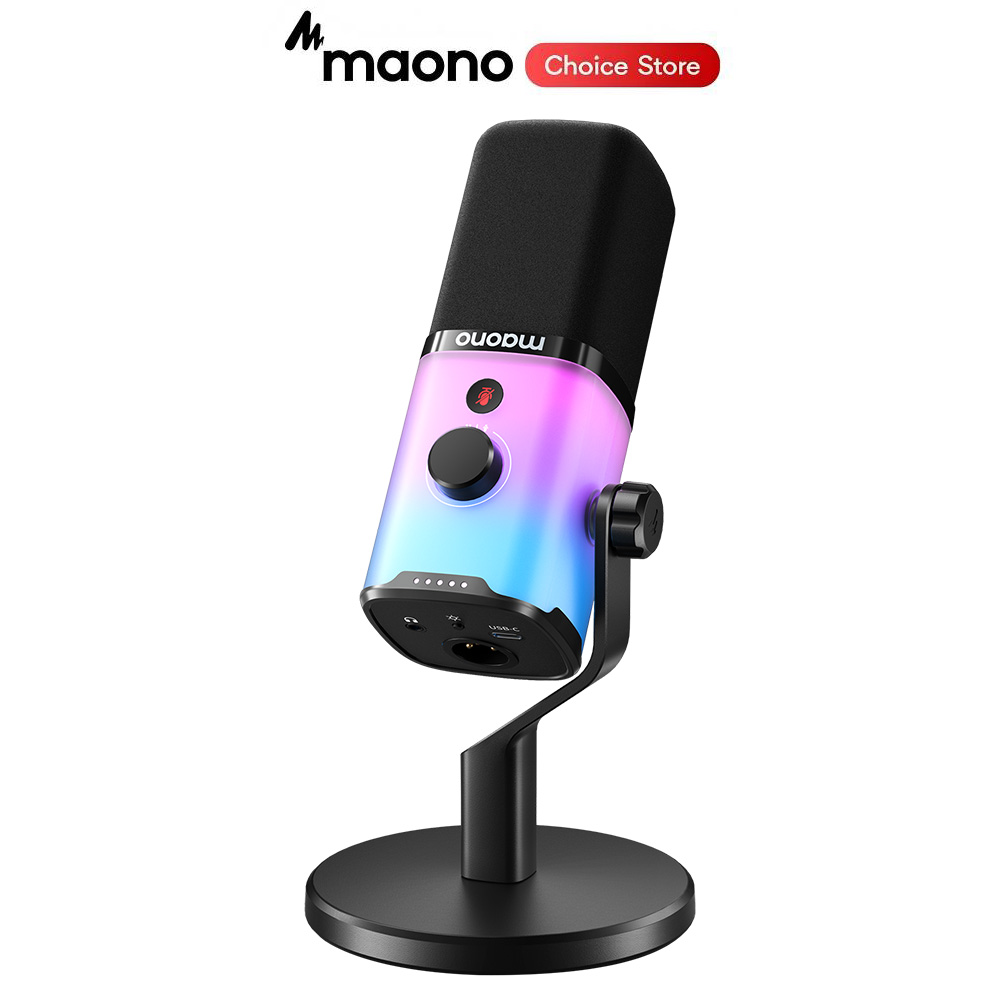 Gaming Headset With Mic Rgb - Maono pd100x Gaming-Mikrofon, dynamisches USB/XLR-Mikrofon mit