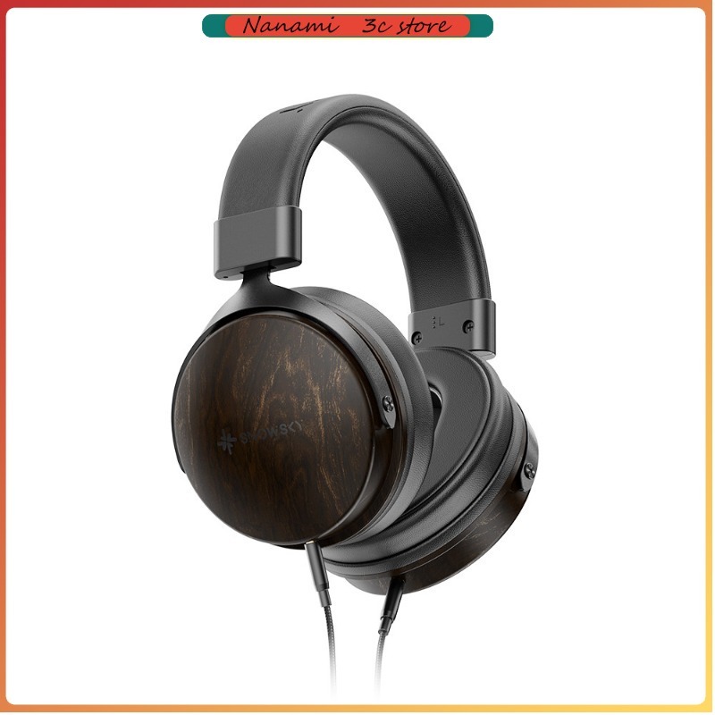 Headphones - FiiO Snowsky Nature Over-Ear-Kopfhörer mit 50-mm-Dynamiktreiber,