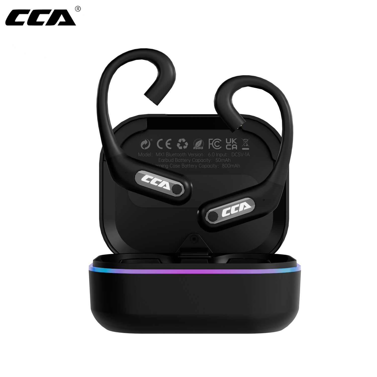Type C Wired Earphones With Mic - CCA MX1 HD Bluetooth-kompatibles Modul 6.0
