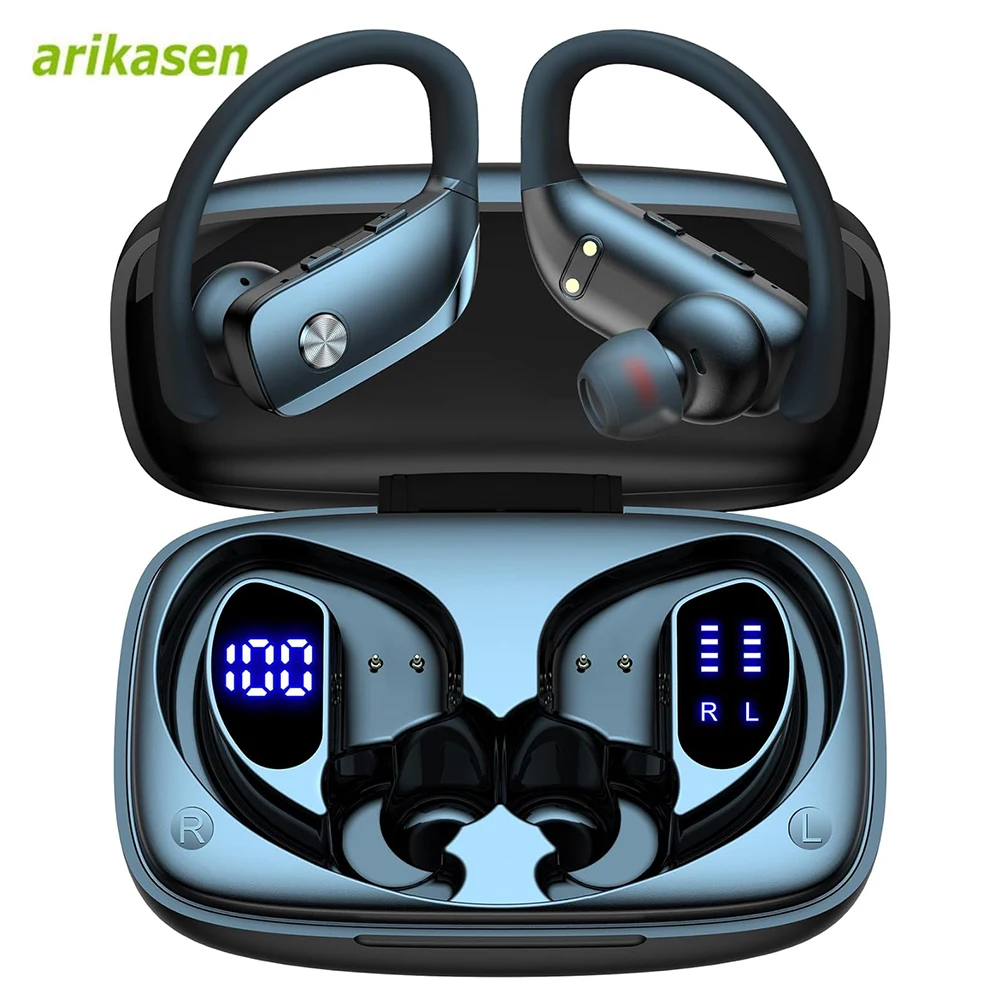 Open Ear Air Conduction Headphones - Kabellose Ohrhörer, Bluetooth-Kopfhörer, 48 Stunden Wiedergabe,