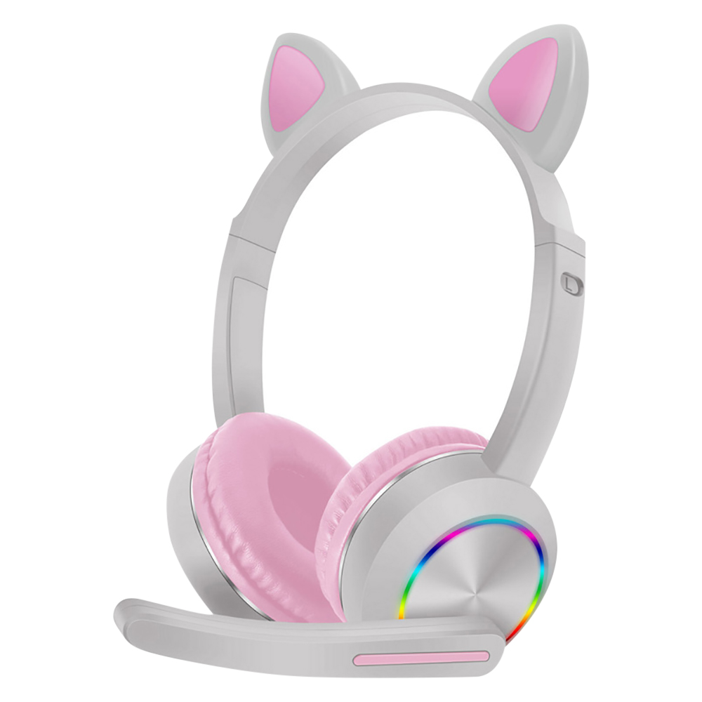 Cat Ear Bluetooth Headset Led - Niedliche Katzen ohr Bluetooth-Kopfhörer mit LED-Wireless-Headset