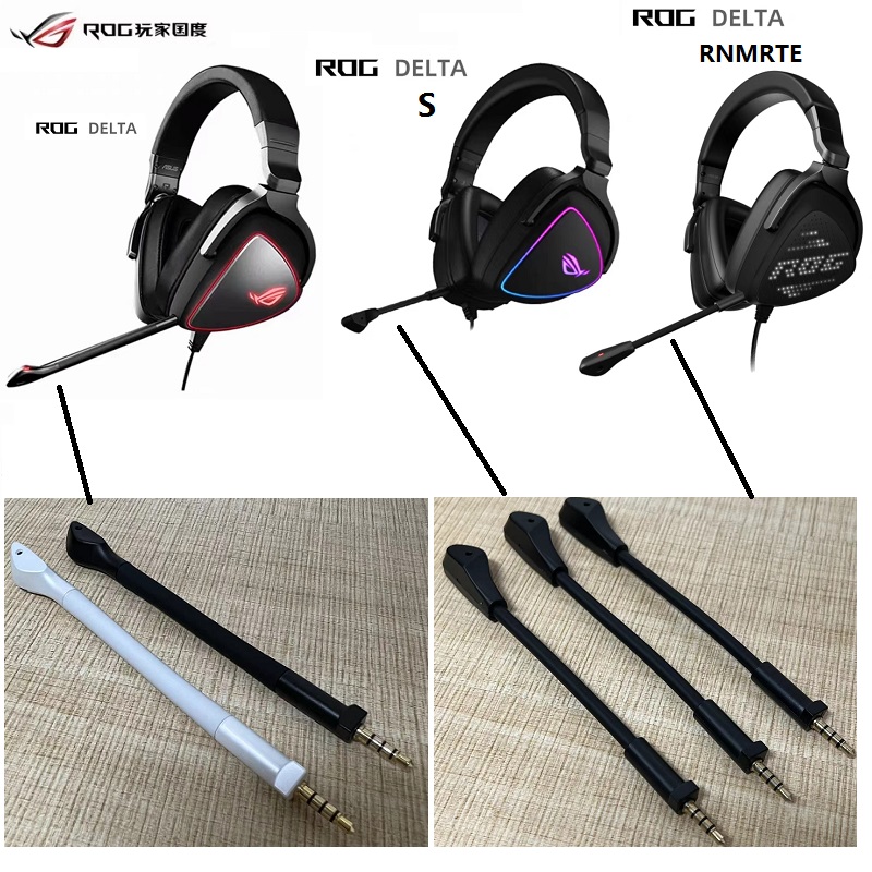 Gaming Headset With Mic Rgb - Original mikrofone für Asus Rog Delta