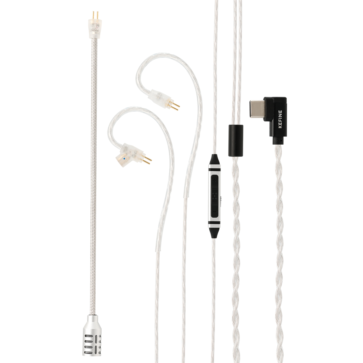 Type C Wired Earphones With Mic - Kefine Gaming-Kabel für HiFi-Kopfhörer mit USB-C-Anschluss