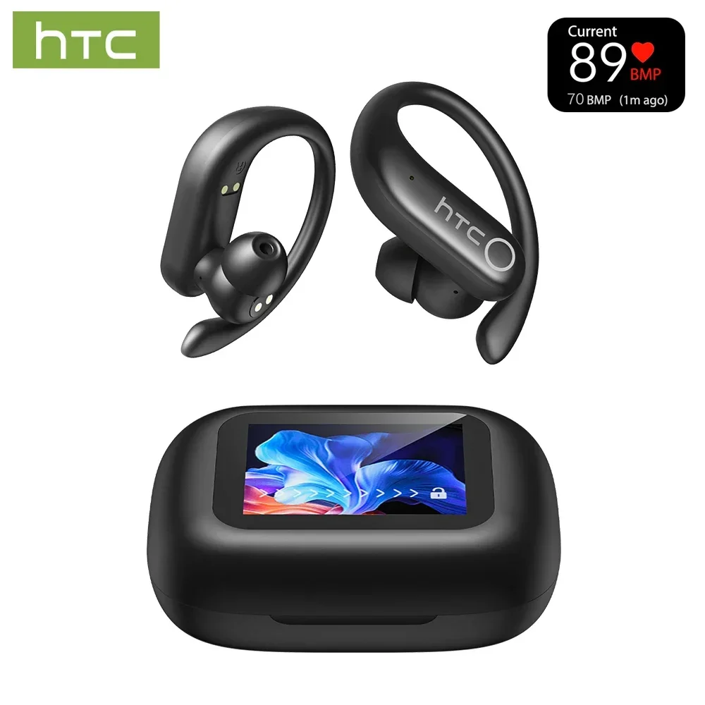 Type C Wired Earphones With Mic - HTC NE61 Bluetooth-Kopfhörer, Rauschunterdrückung, kabellose Sport-Kopfhörer,