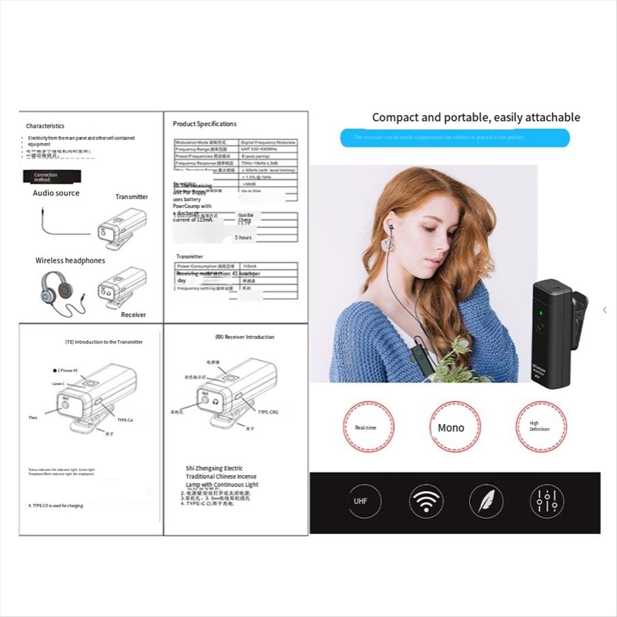 ONGE Wireless Kopfhörer-Überwa – In Ear Monitors For Singers Bewertung und Preis