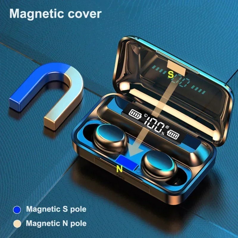 Neue F9 Bluetooth-Kopfhörer 9D – Tws Earbuds Bluetooth 5.3 Bewertung und Preis