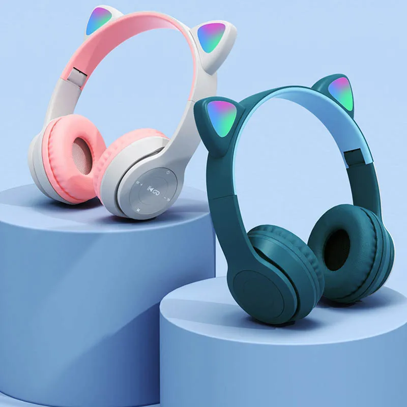 Süßes Katzenohr-Bluetooth-komp – Cat Ear Bluetooth Headset Led Bewertung und Preis