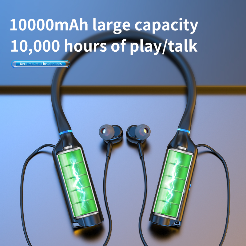 10000mah 10000 Stunden Wiederg – Magnetic Neckband Sports Earphones Bewertung und Preis