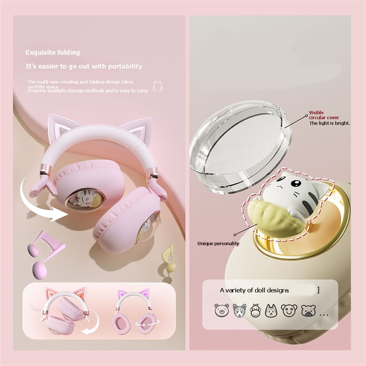[VALUE PACK] Niedliche Katzeno – Cat Ear Bluetooth Headset Led Bewertung und Preis