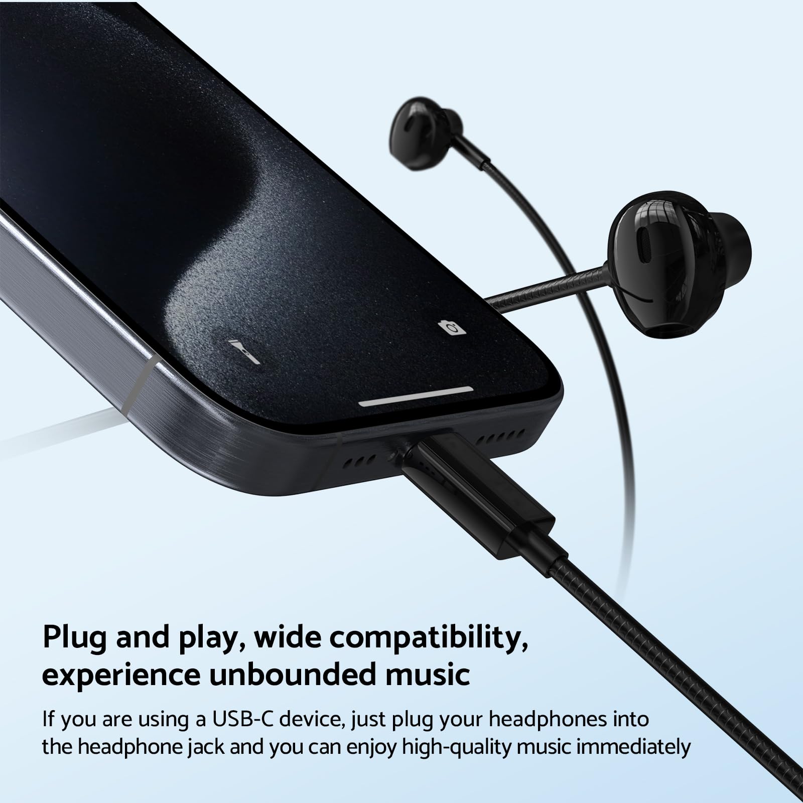 Typ C 3,5mm HIFI Stereo Verdra – Type C Wired Earphones With Mic Bewertung und Preis
