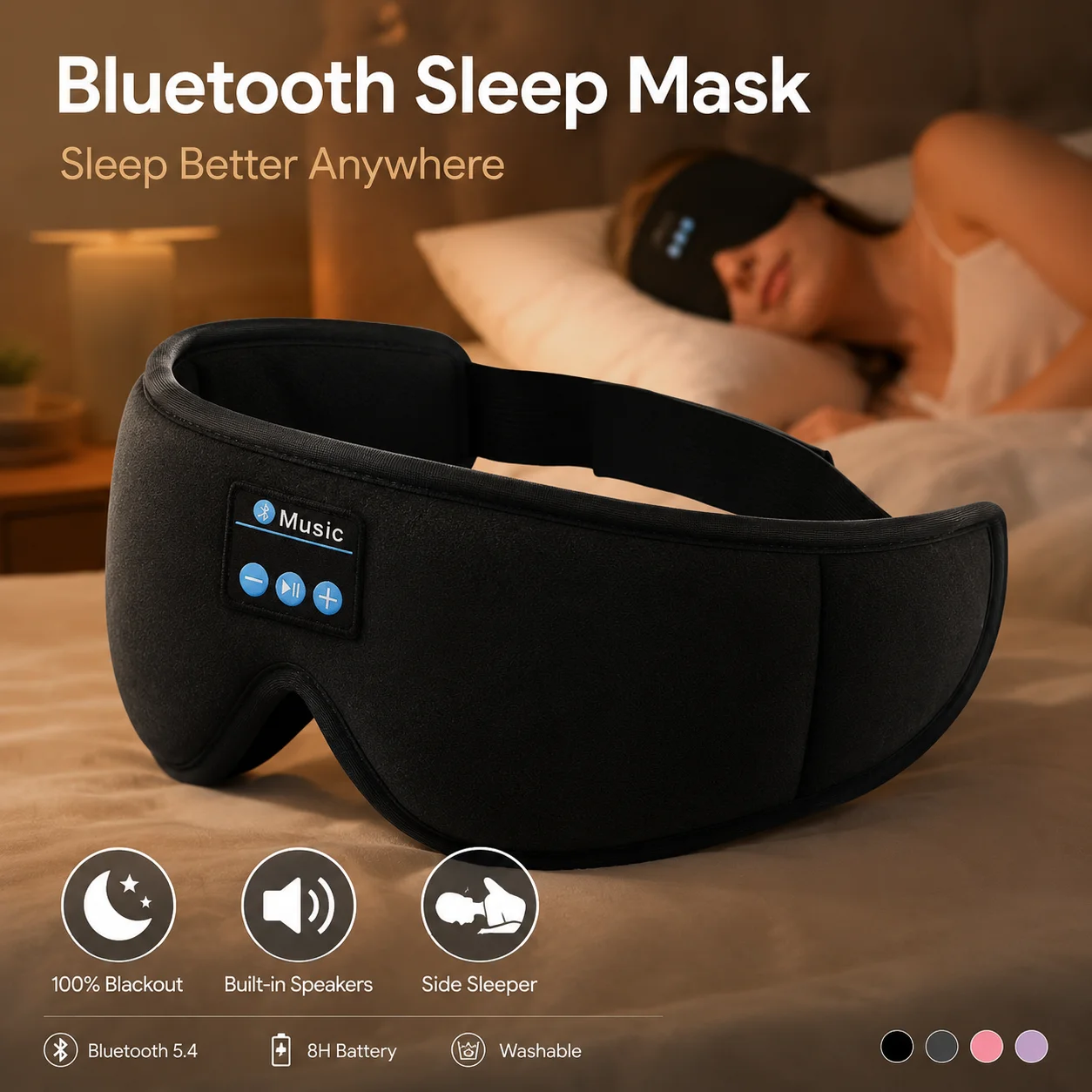 Kabellose Schlafkopfhörer-Auge – Sleep Mask Headphones Bluetooth Bewertung und Preis