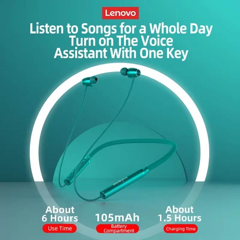 100 % Original Lenovo HE05X Bl – Magnetic Neckband Sports Earphones Bewertung und Preis