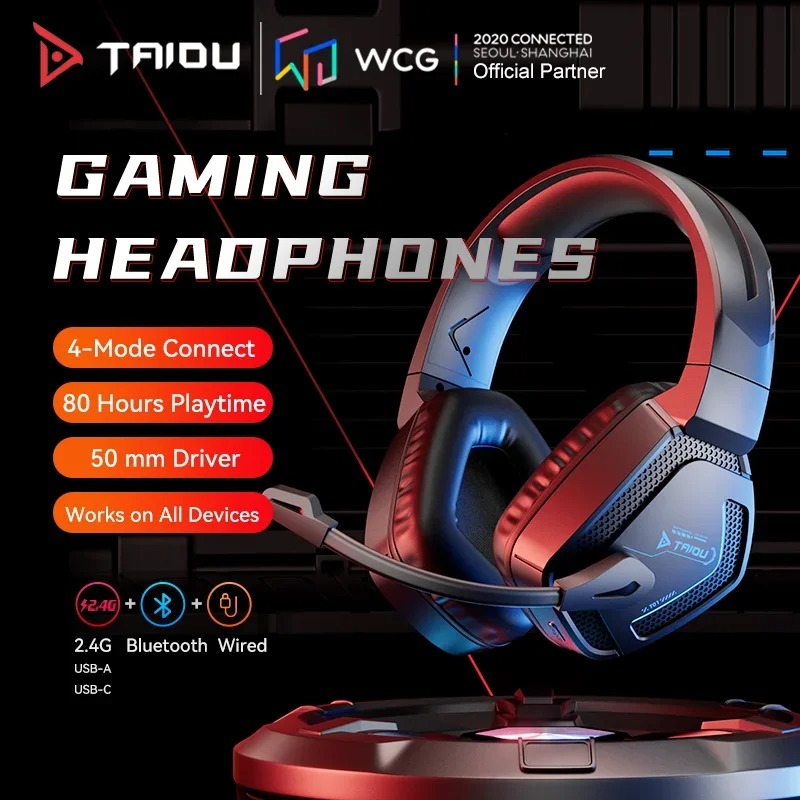 TAIDU T01 Kabellose Kopfhörer  – Gaming Headset With Mic Rgb Bewertung und Preis