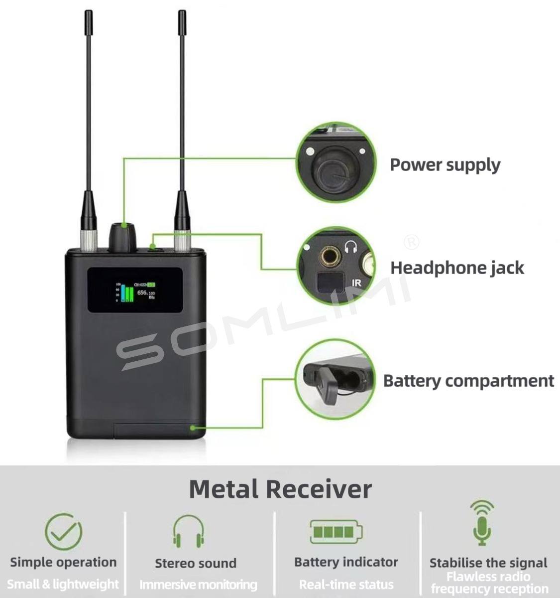 SOMLIMI Professionelles EM600  – In Ear Monitors For Singers Bewertung und Preis