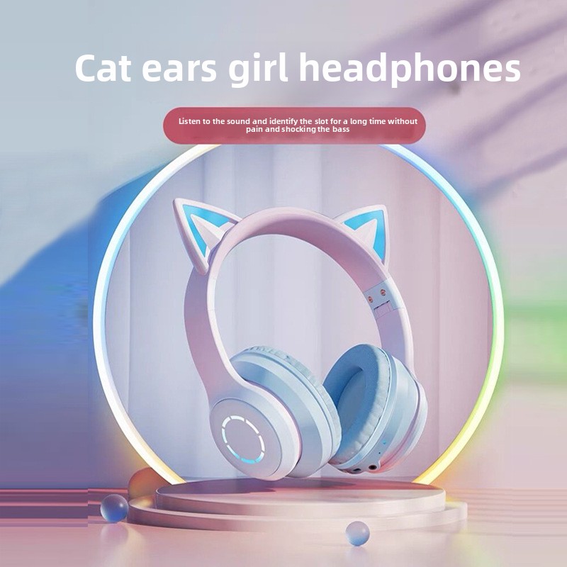 Neuer Bestseller RGB-Kopfhörer – Cat Ear Bluetooth Headset Led Bewertung und Preis