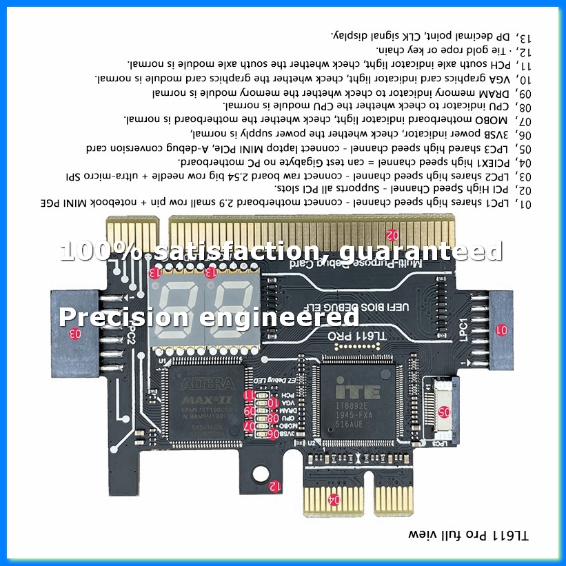 TL611 PRO Diagnosekarte PCIe-D – Laptops Bewertung und Preis