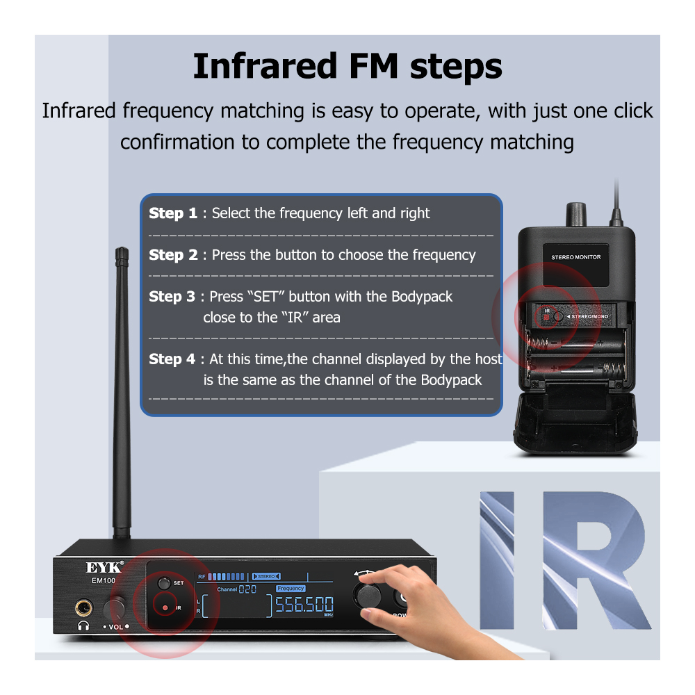 EYK EM100 In-Ear-Monitorsystem – In Ear Monitors For Singers Bewertung und Preis