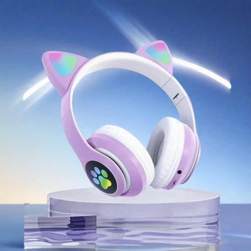 Neue Blitzlicht Nette Katze Oh – Cat Ear Bluetooth Headset Led Bewertung und Preis