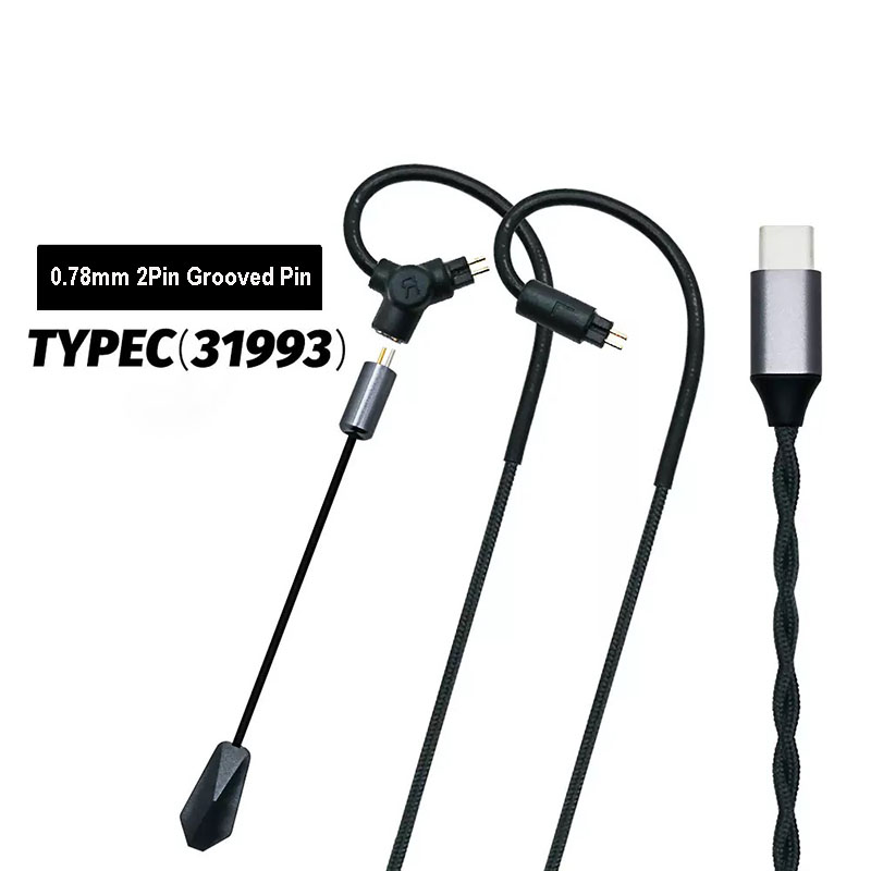 0,78 QDC MMCX Gaming-Kopfhörer – Type C Wired Earphones With Mic Bewertung und Preis