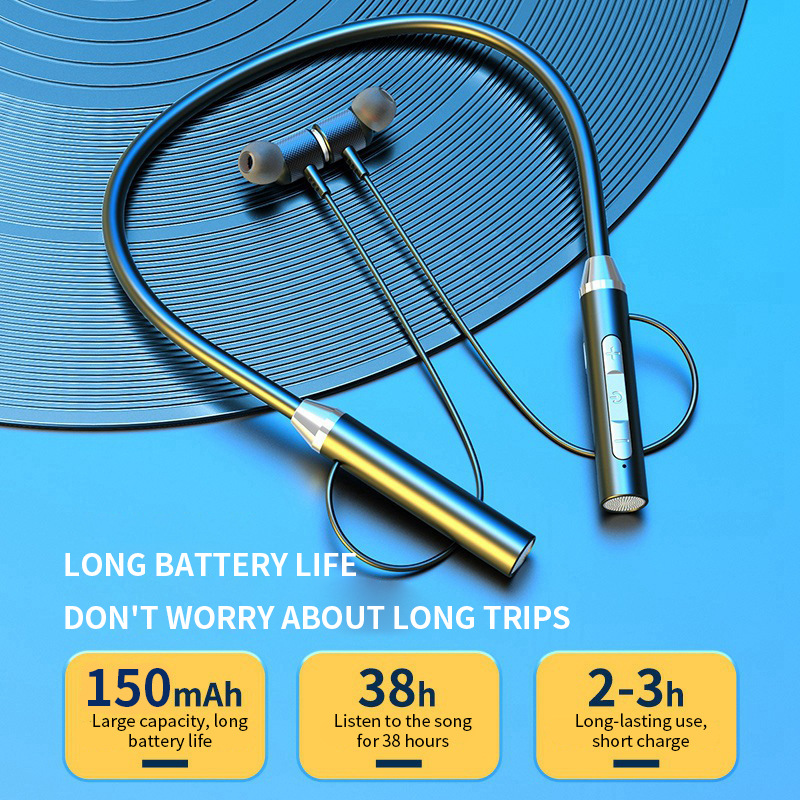 Bluetooth 5.0 Nackenbügel-Kopf – Magnetic Neckband Sports Earphones Bewertung und Preis