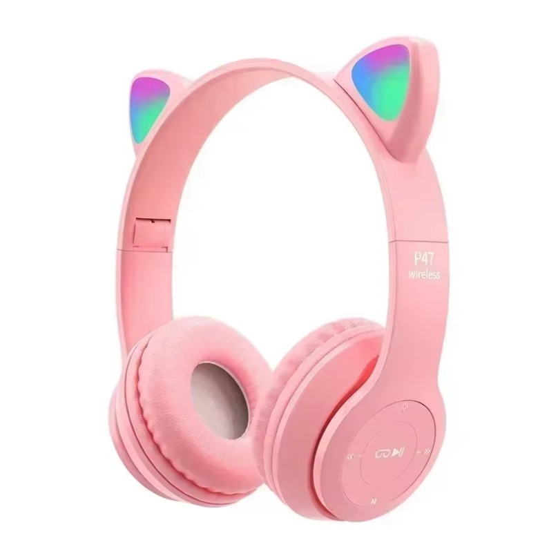 Kabellose Bluetooth-Kopfhörer  – Cat Ear Bluetooth Headset Led Bewertung und Preis