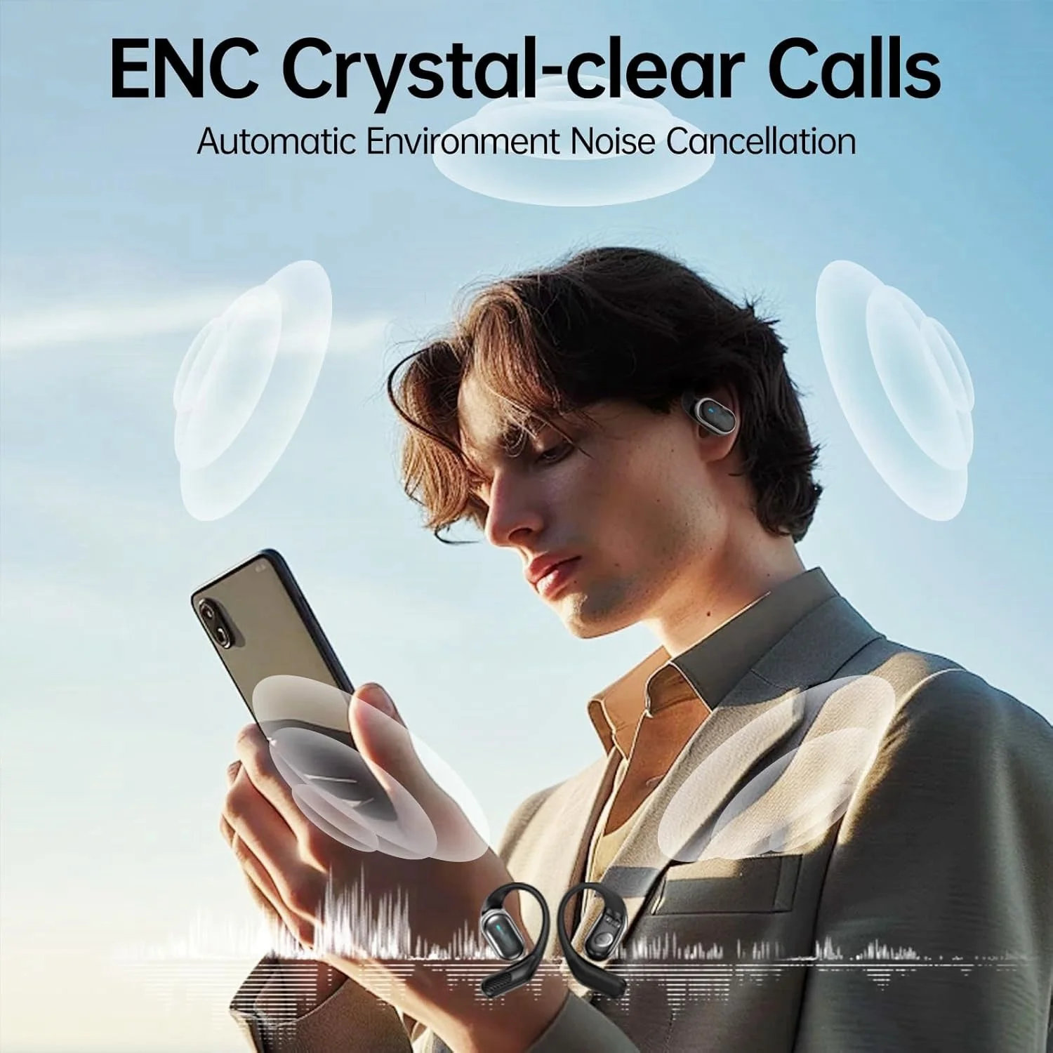 Bluetooth-Ohrhörer, kabellose  – Open Ear Air Conduction Headphones Bewertung und Preis